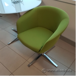 Green Steelcase Coalesse Box Contemporary Lounge Chair